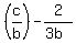 %28c%2Fb%29-+2%2F%283b%29