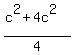 %28c%5E2+%2B+4c%5E2%29%2F4