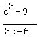 %28c%5E2-9%29%2F%282c%2B6%29
