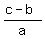 %28c-b%29%2Fa