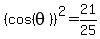 %28cos%28theta%29%29%5E2=21%2F25
