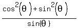 %28cos%5E2%28theta%29+%2B+sin%5E2%28theta%29%29%2Fsin%28theta%29