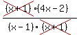 %28cross%28%28x%2B1%29%29%284x-2%29%29%2F%28x-1%29cross%28%28x%2B1%29%29