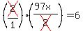%28cross%282%29%2F1%29%28%2897x%29%2Fcross%282%29%29=6