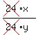 %28cross%2824%29x%29%2F%28cross%2824%29y%29