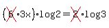 %28cross%286%293x%29log%282%29=cross%282%29log%283%29