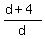 %28d%2B4%29%2Fd