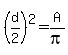 %28d%2F2%29%5E2=A%2Fpi