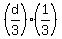%28d%2F3%29%2A%281%2F3%29