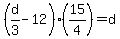 %28d%2F3-12%29%2815%2F4%29=d