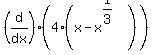 %28d%2Fdx%29%284%28x-x%5E%281%2F3%29%29%29