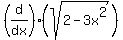 %28d%2Fdx%29%28sqrt%282-3x%5E2%29%29