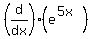%28d%2Fdx%29+%28e%5E%285x%29%29