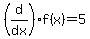 %28d%2Fdx%29f%28x%29+=+5