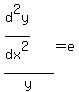 %28d%5E2y%2Fdx%5E2%29%2Fy+=+e