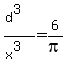 %28d%5E3%29%2F%28x%5E3%29=6%2Fpi
