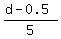 %28d-0.5%29%2F5