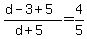 %28d-3%2B5%29%2F%28d%2B5%29=4%2F5