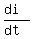 %28di%29%2F%28dt%29