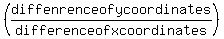 %28diffenrence+of++y+coordinates%2Fdifference+of+x+coordinates+%29
