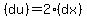 %28du%29=+2%28dx%29