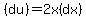 %28du%29=+2x%28dx%29