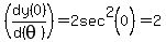 %28dy%280%29%2Fd%28theta%29%29=+2sec%5E2%280%29+=+2