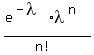 %28e%5E%28-lambda%29+%2A+lambda%5En%29%2F%28n%21%29