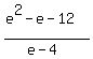 %28e%5E2-e-12%29%2F%28e-4%29