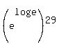 %28e%5Elog%28e%29%29%5E29