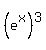 %28e%5Ex%29%5E3