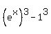 %28e%5Ex%29%5E3-1%5E3