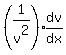 %28expr%281%2Fv%5E2%29%29expr%28dv%2Fdx%29%29