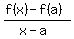 %28f%28x%29+-+f%28a%29%29%2F%28x+-+a%29
