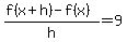 %28f%28x%2Bh%29-f%28x%29%29%2Fh=9