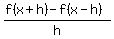 %28f%28x%2Bh%29-f%28x-h%29%29%2Fh