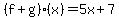 %28f%2Bg%29%28x%29=5x%2B7