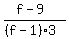 %28f-9%29%2F%28%28f-1%293%29