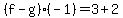%28f-g%29%28-1%29=3%2B2