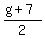 %28g%2B7%29%2F2