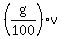 %28g%2F100%29v