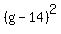 %28g-14%29%5E2