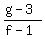 %28g-3%29%2F%28f-1%29