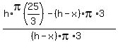 %28h%2Api%2825%2F3%29-%28h-x%29%2Api%2A3%29%2F%28%28h-x%29pi%2A3%29
