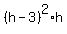 %28h-3%29%5E2%2Ah