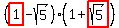 %28highlight%281%29-sqrt%285%29%29%281%2Bhighlight%28sqrt%285%29%29%29