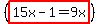 %28highlight%2815x-1=9x%29%29