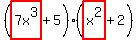 %28highlight%287x%5E3%29%2B5%29%28highlight%28x%5E2%29%2B2%29