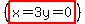 %28highlight%28x=3y=0%29%29