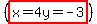 %28highlight%28x=4y=-3%29%29